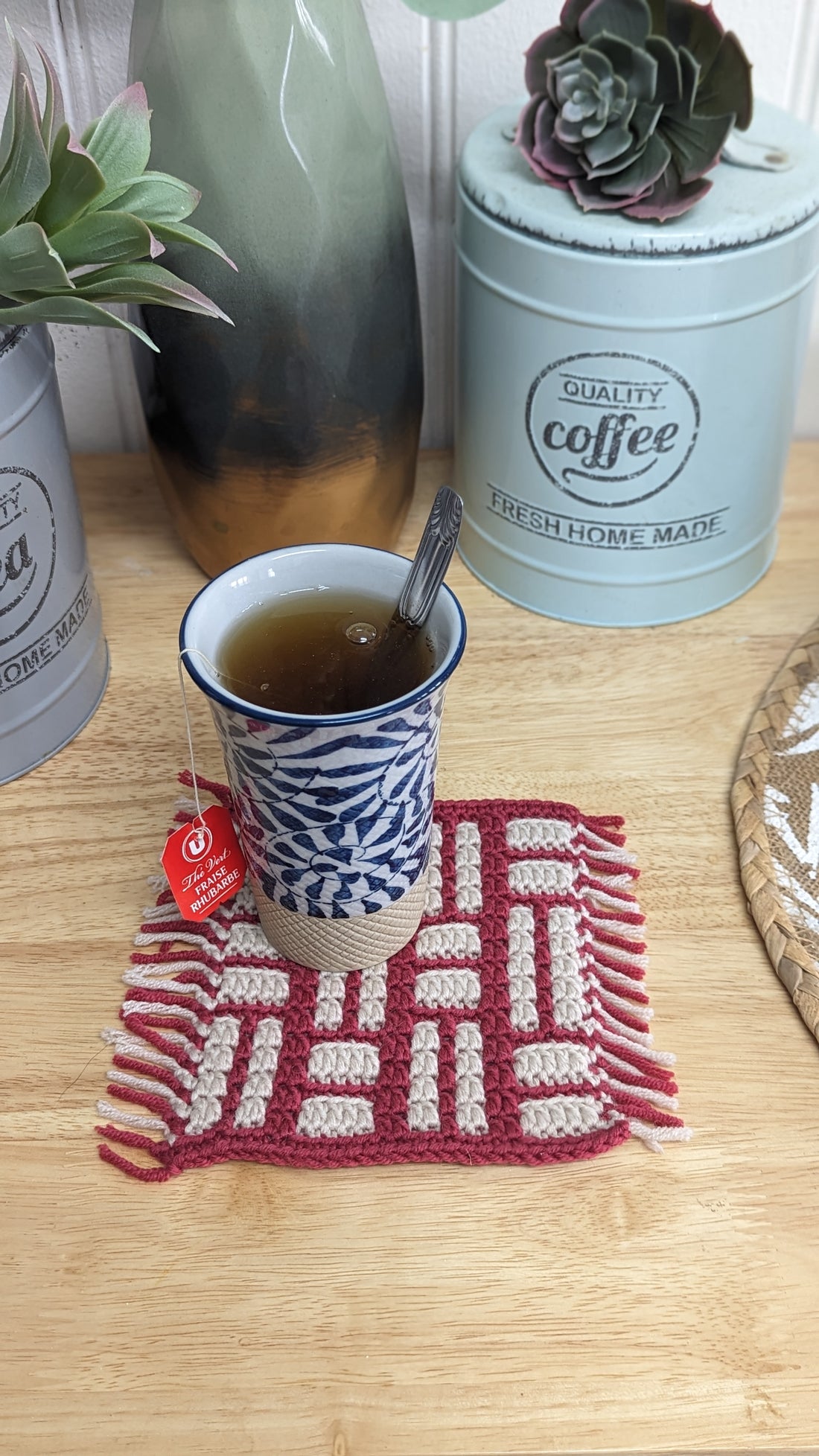 Patron "Entrelacs" pour apprendre le Crochet Mosaïque