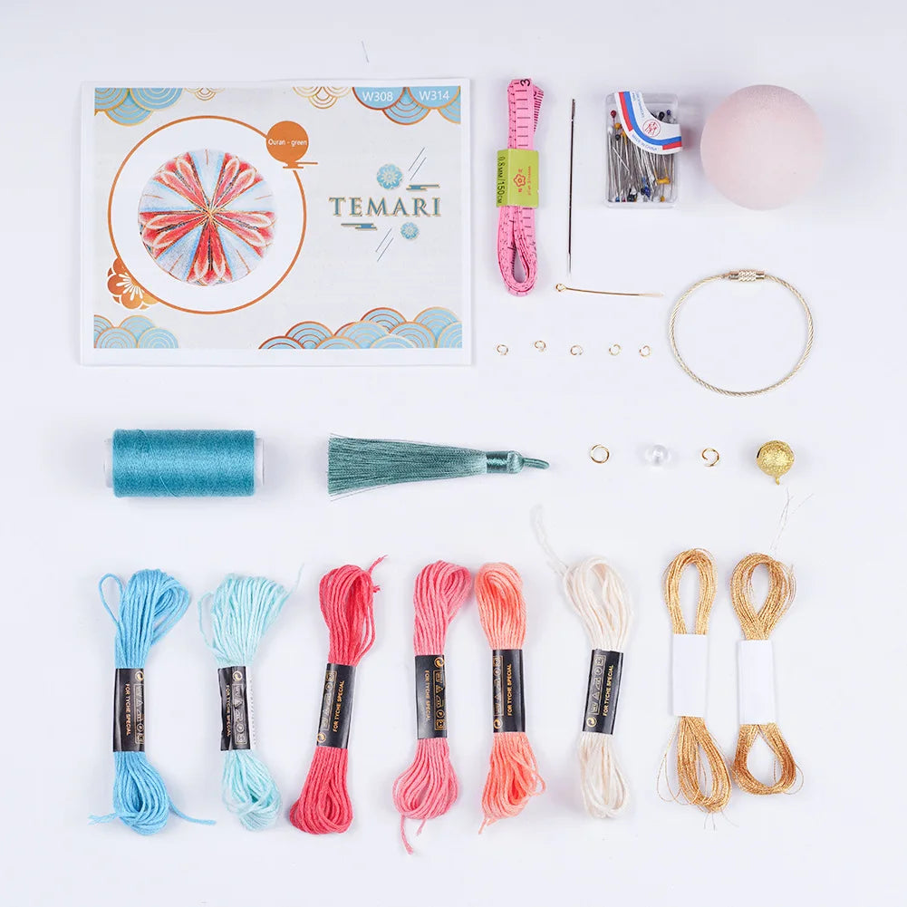 Kit Temari Trèfle et Sakura