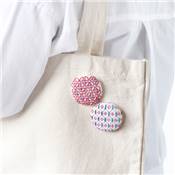 KIT 3 BROCHES SASHIKO HITOMEZACHI - SK472
