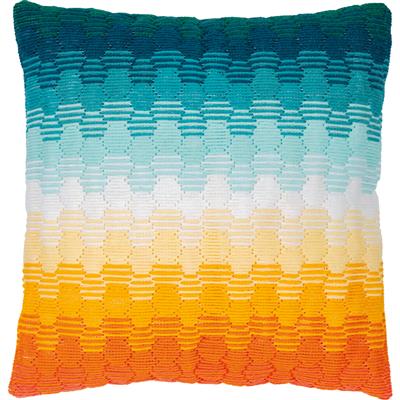 Kit coussin au point lancé Dégradé