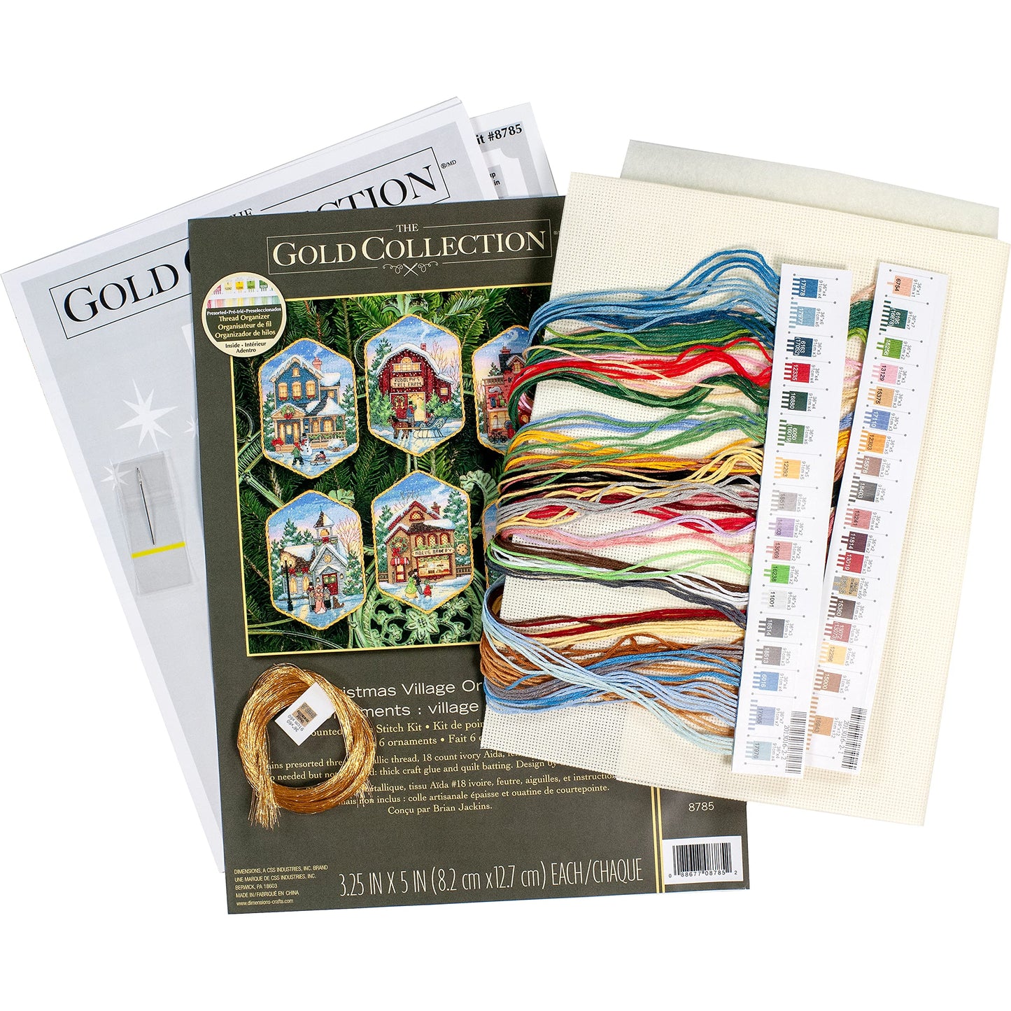 Kit au point compté Ornement Village de Noël