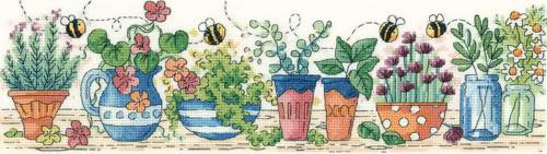 Kit point de croix Heritage Crafts - Herb Garden