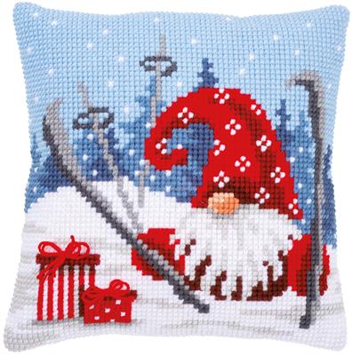 KIT COUSSIN AU POINT DE CROIX GNOME A SKI 1